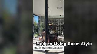 Μοντέρνος σχεδιασμός σαλονιού σπιτιού