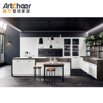 Αγορά Επικεφαλαιοποιημένο Ogee Edge Sintered Stone Table Top κουζίνα ντουλάπι Set με νησιωτικό ντουλάπι σε απευθείας σύνδεση κατασκευή