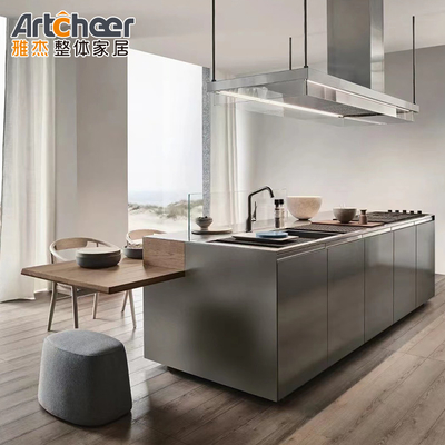 ποιότητας  Base Cabinets Luxury Italian Design Modern Kitchen Cabinet Set Stone Top Wood Frame εργοστάσιο