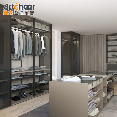 Αγορά Προσαρμοσμένο Walk in Wardrobes σε πλήρες σετ για πολυτελή υπνοδωμάτια Resorts έπιπλα σε απευθείας σύνδεση κατασκευή
