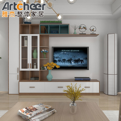 Αγορά Οικιακά έπιπλα απλή LED TV τοίχος τοποθέτηση Stand ντουλάπι με συρόμενες πόρτες στην Ινδονησία σε απευθείας σύνδεση κατασκευή