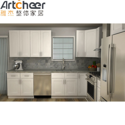 Ανοικτό Flat Pack κουζίνα ντουλάπι με υλικό πόρτας HPL / HPDL και προσαρμοσμένο σχεδιασμό