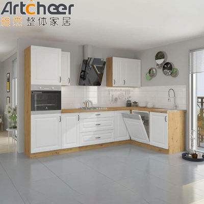 Σύγχρονα ντουλάπια κουζίνας και τεχνητό backsplash πέτρα για κλασσικά design countertops