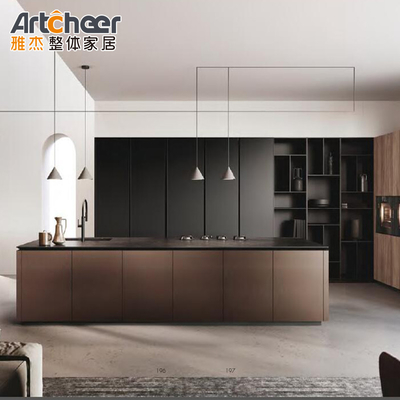 Σύγχρονο ντουλάπι νησιού κουζίνας Flat Pack Design για το σύγχρονο σπίτι E1 υλικό βαθμού